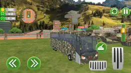 army transport bus drive game iphone screenshot 3