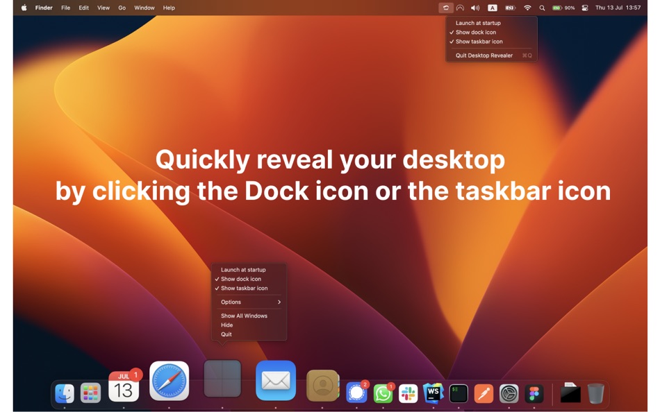 #1. Desktop Revealer (macOS) Av: Ori Roniger