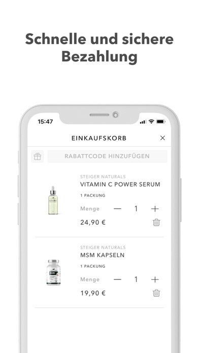 Steiger Naturals Screenshot