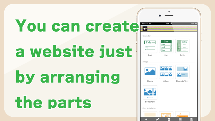 Crayon – Create a website