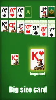 solitare hd- classic card game iphone screenshot 1