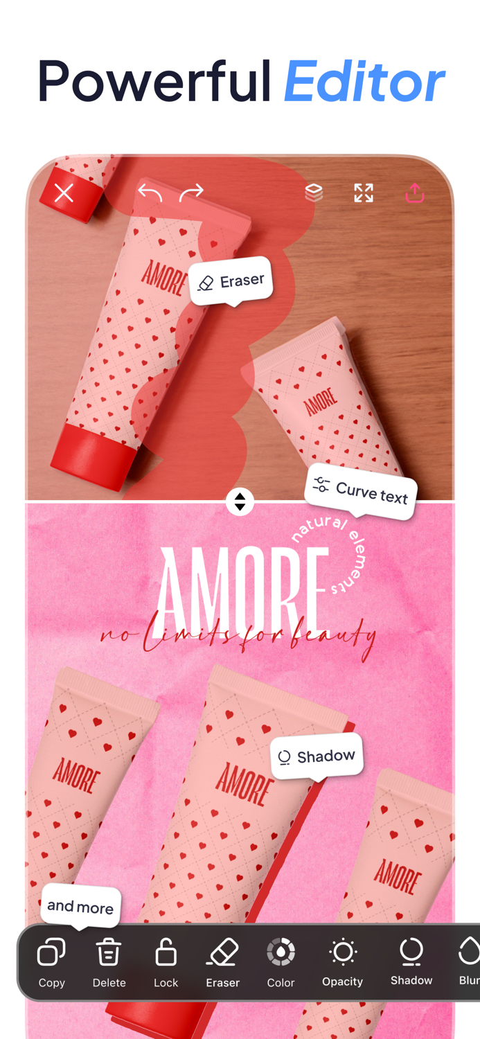 LOOMY Fonts Captions Editor