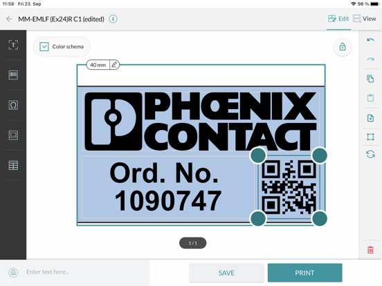 Screenshot #6 pour PHOENIX CONTACT MARKING system