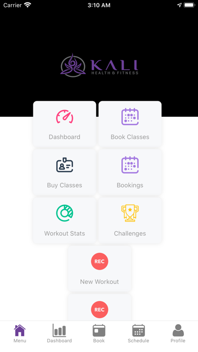 Kali Health and Fitness Screenshot