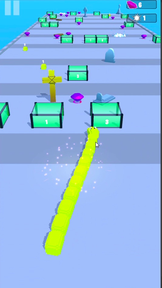 #3. Snake Train vs Blocks Run (iOS) 由: DELUXE ENTERTAINMENT STUDIOS LTD