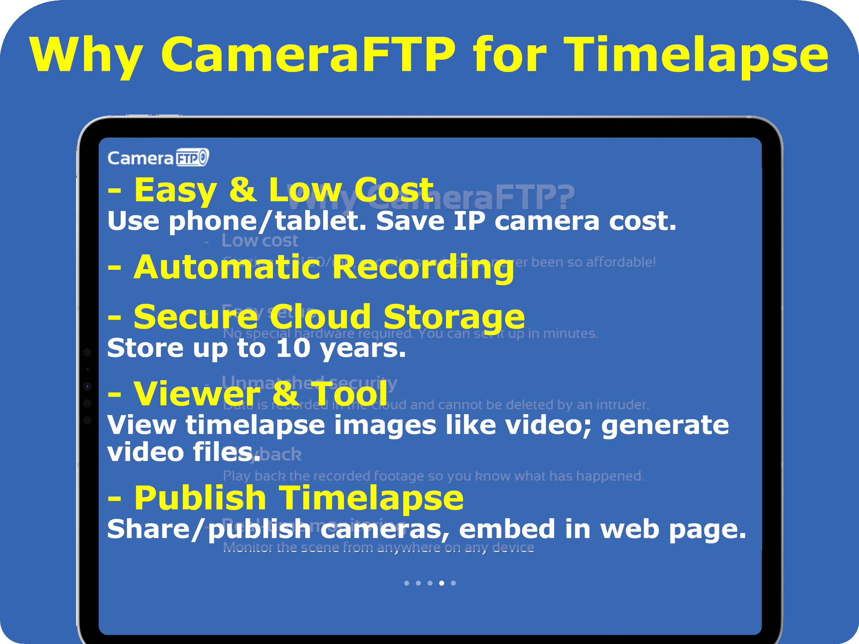 CameraFTP Time Lapse
