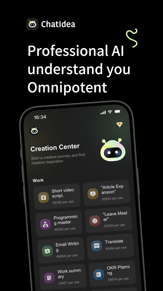 #3. ChatIdea - Chat With Ask AI (iOS) 由: Hainan Tongjifu Network Technology Co., Ltd