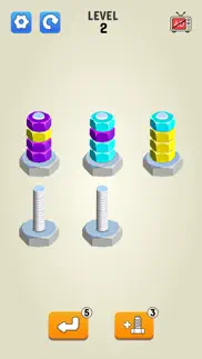 screw sort: nuts and bolts iphone screenshot 2