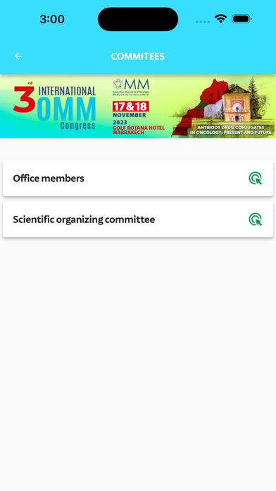 OMM CONGRESS 2023 Screenshot