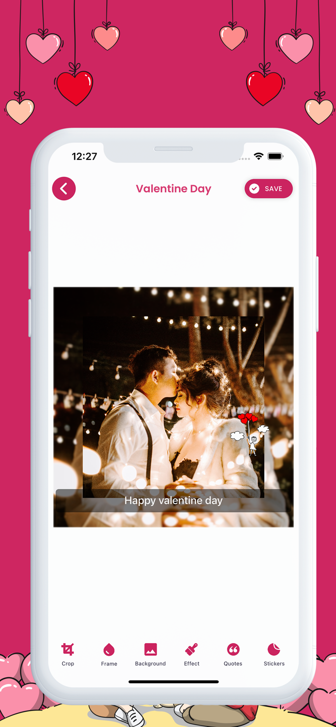 Valentine Day Love Photo Frame