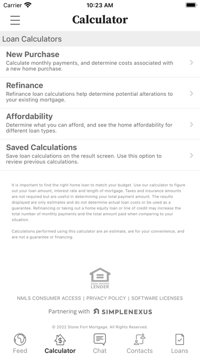 mySFMLoan Screenshot