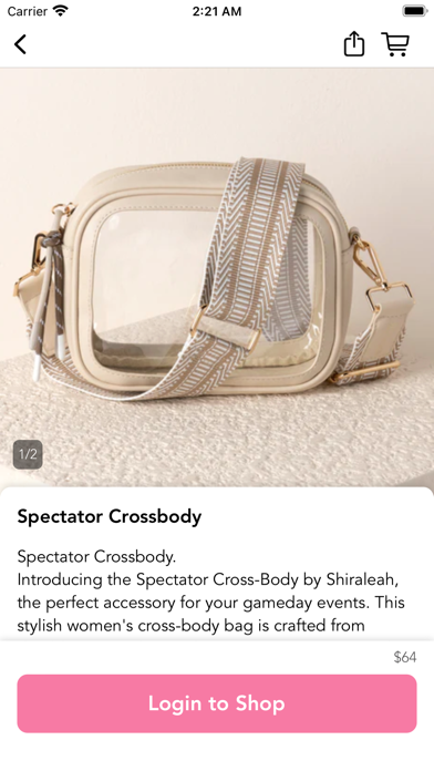 Bucci Boutique Screenshot