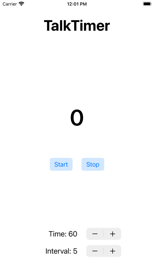 Countdown TalkTimer - 1.0 - (iOS)