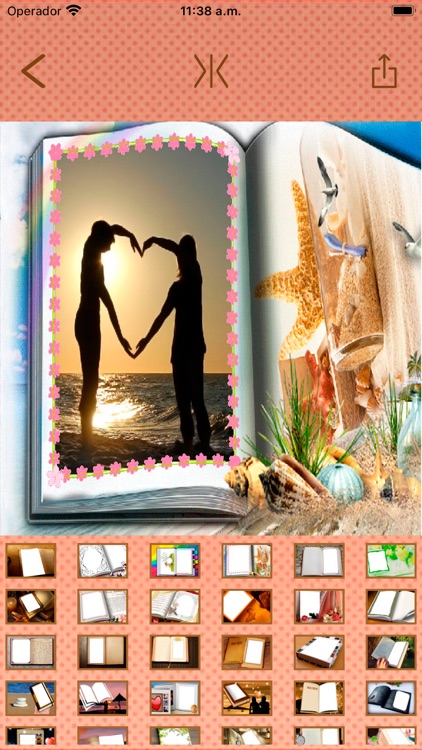 Book frames to cards