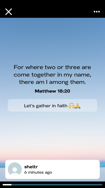 Sheltr: Connect to your faith