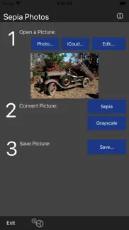 How to cancel & delete sepia photo 2