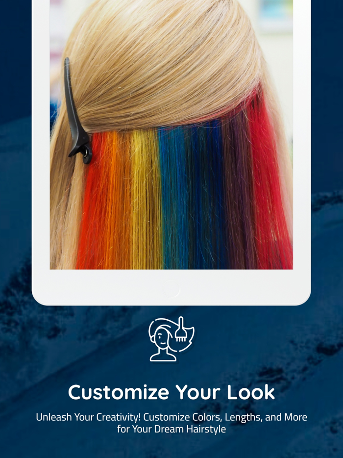 Hair Cut DYE Face App Try On