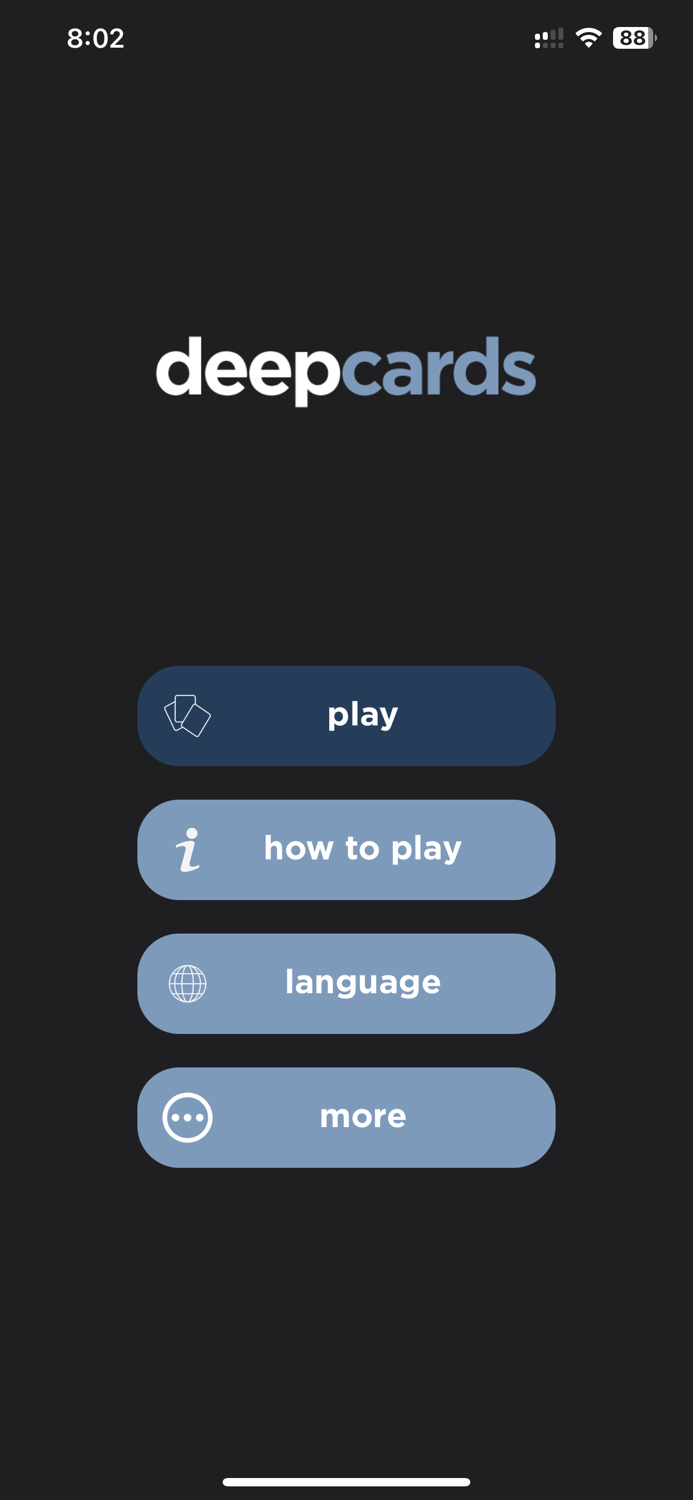 Deep Conversation Social Game