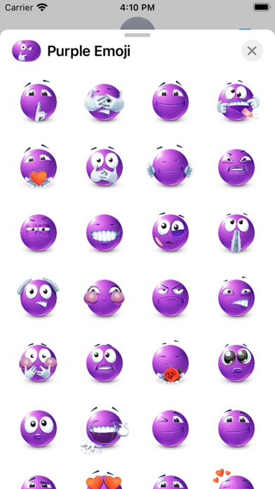 Purple Emoji Screenshot