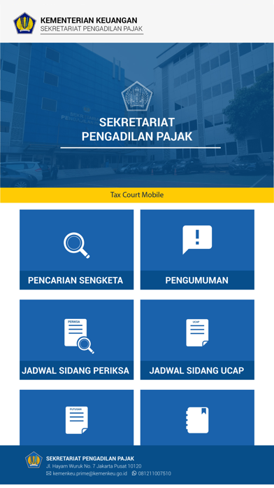 Tax Court Mobile Screenshot