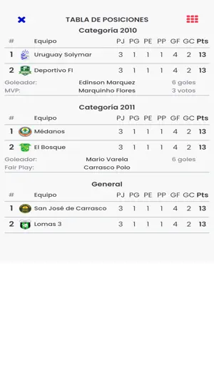 inSports formularios screenshot 2
