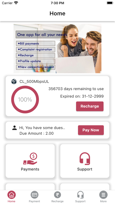 Webcity Broadband Screenshot