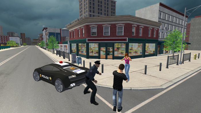 Police Car Cop Chase Simulator