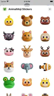 cute animal - stickers iphone screenshot 2