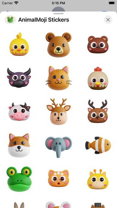 Screenshot #2 pour Cute Animal - Stickers