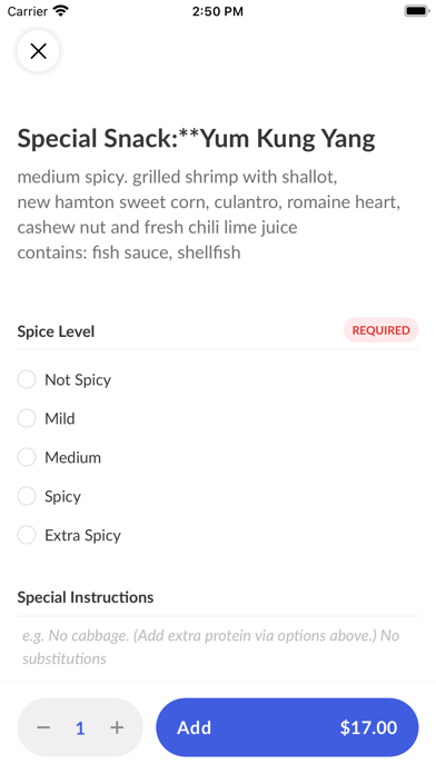 Pure Thai Cookhouse Screenshot