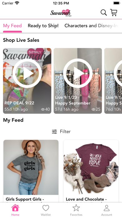 Shop Simply Savannah Screenshot