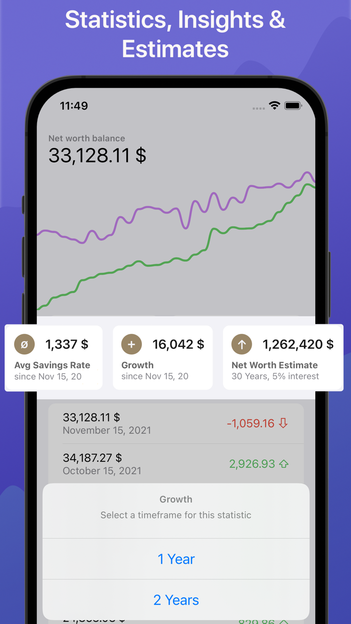 Money Bonsai Net Worth Tracker