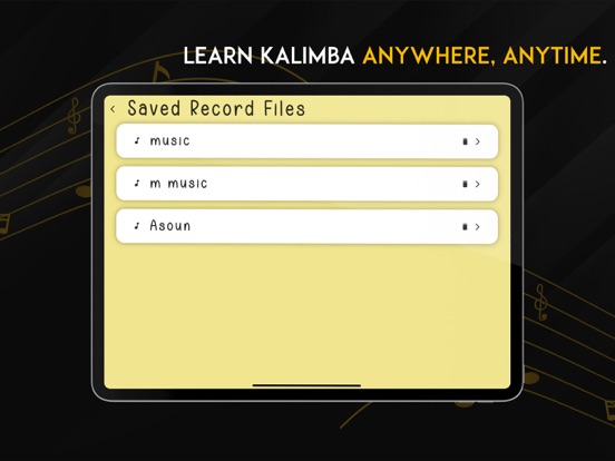 Kalimba soul iPad screenshot 5 - Music app