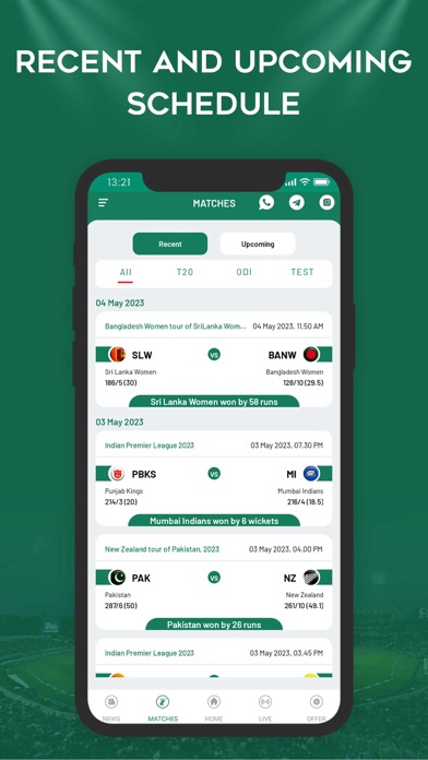 King - Cricket LiveLine Screenshot