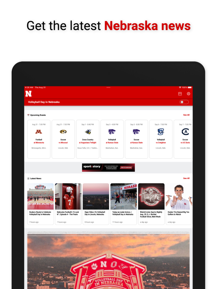 Official Nebraska Huskers