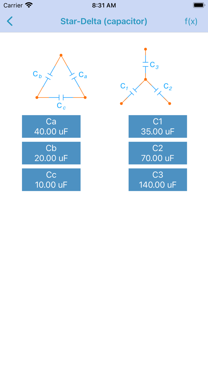 Star-Delta Calculator