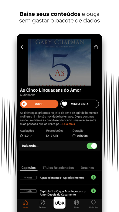 Ubook: Audiobooks e Podcastsのおすすめ画像5