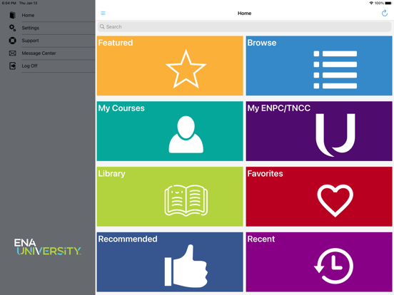 ENA University iPad screenshot 2 - Education app