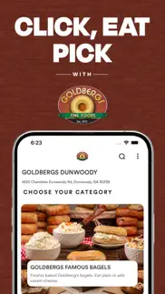 goldbergs fine foods ordering iphone screenshot 1