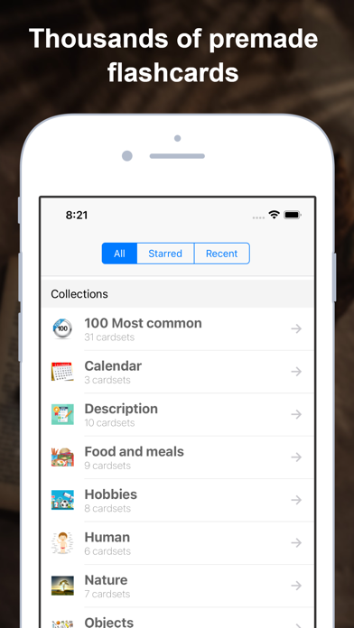 Arabic Flashcards - Voice Screenshot