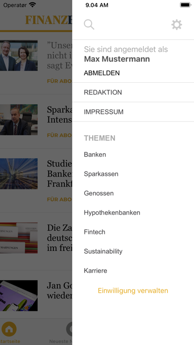 FinanzBusiness Screenshot