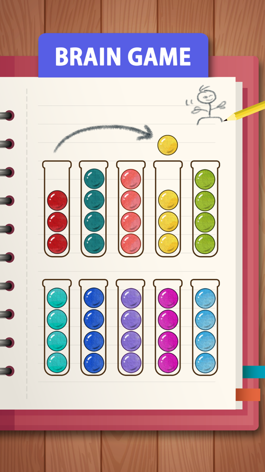 #3. Sort Ball : IQ Test (iOS) By: Mobine
