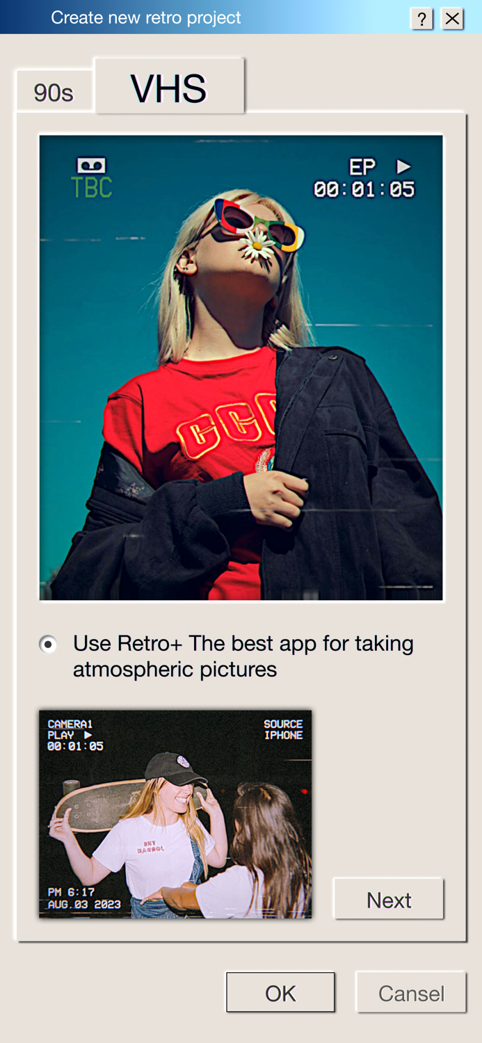 RETRO Vintage Camera Filters