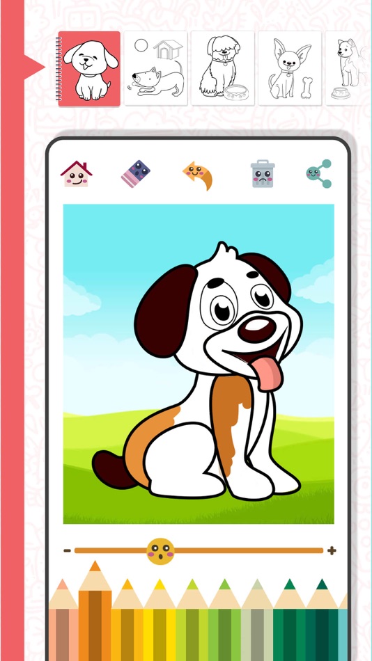 #4. Coloring book and learn (iOS) 由: Classic fairy tales Interactive book for kids
