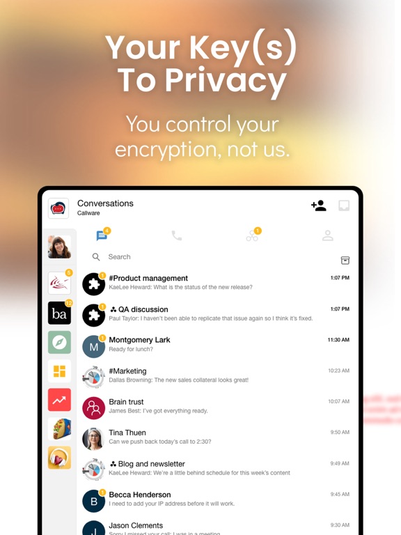 Screenshot #4 pour Lochbox: Communication Privacy