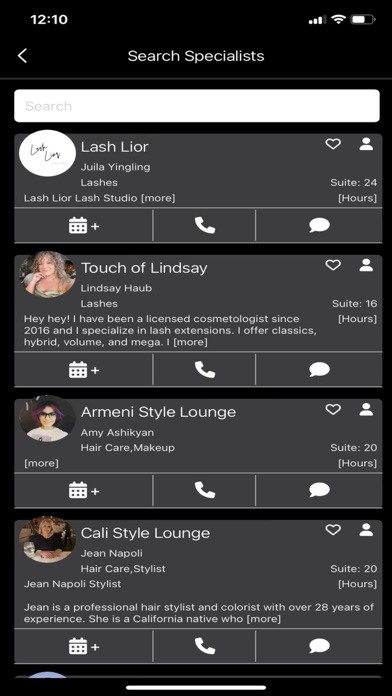Scottsdale Salon Studios Screenshot