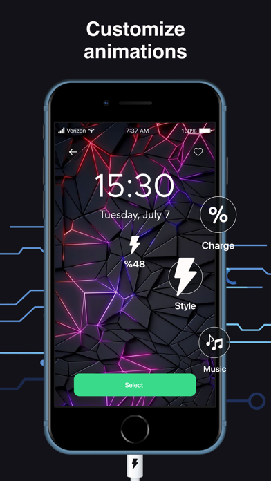 Charging Animation: Wallpapers Screenshot