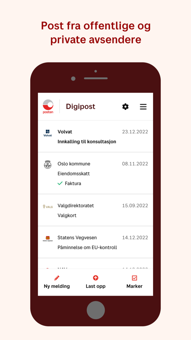 Digipost Screenshot