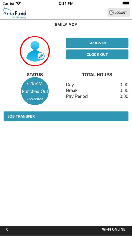 AptaFund Timekeeping