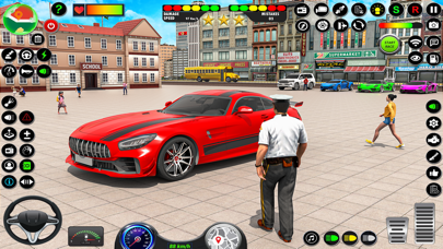 Real Car Driving School Game Screenshot